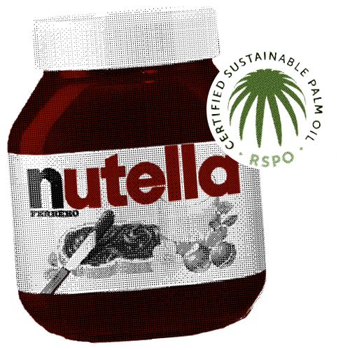 Pot de Nutella : certification RSPO